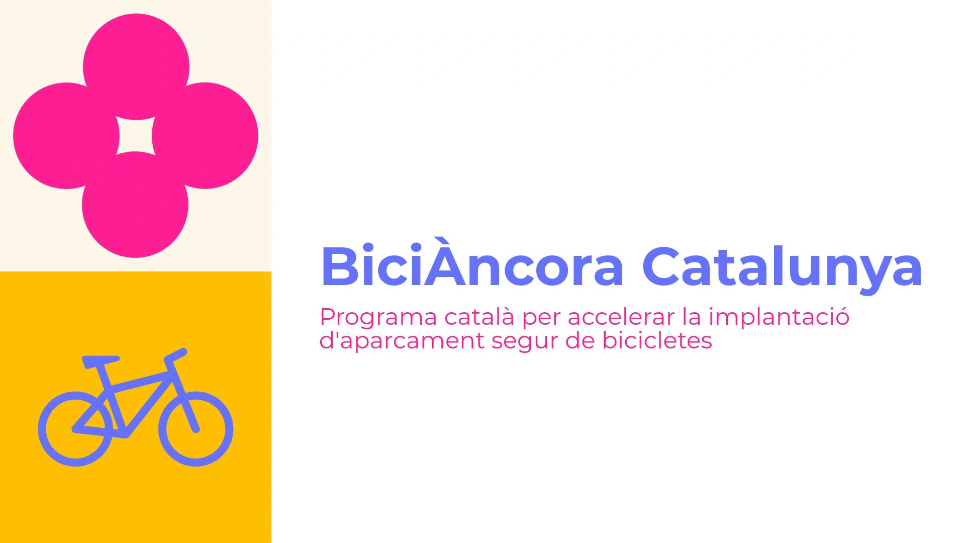 Programa para fomentar aparcamiento seguro de bicicletas en Cataluña.