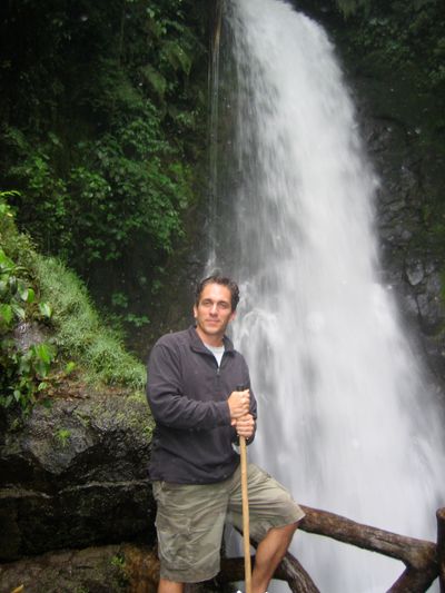 brad's blend founder at la paz waterfall Costa Rica 