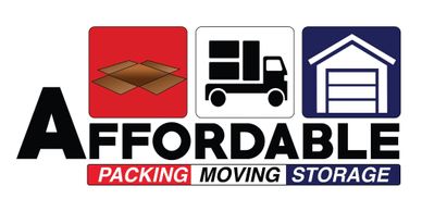 The Affordable Packing and Moving Logo in Mishawaka, Indiana.