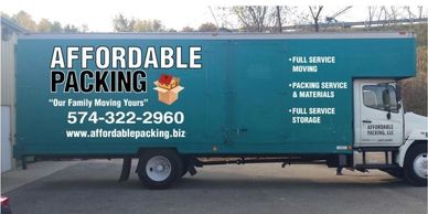 The Affordable Packing and Moving Truck.