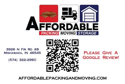 The Google Review ad for Affordable Packing and Moving.