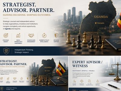 Professional advisory service focused on Uganda with chess and strategy theme.