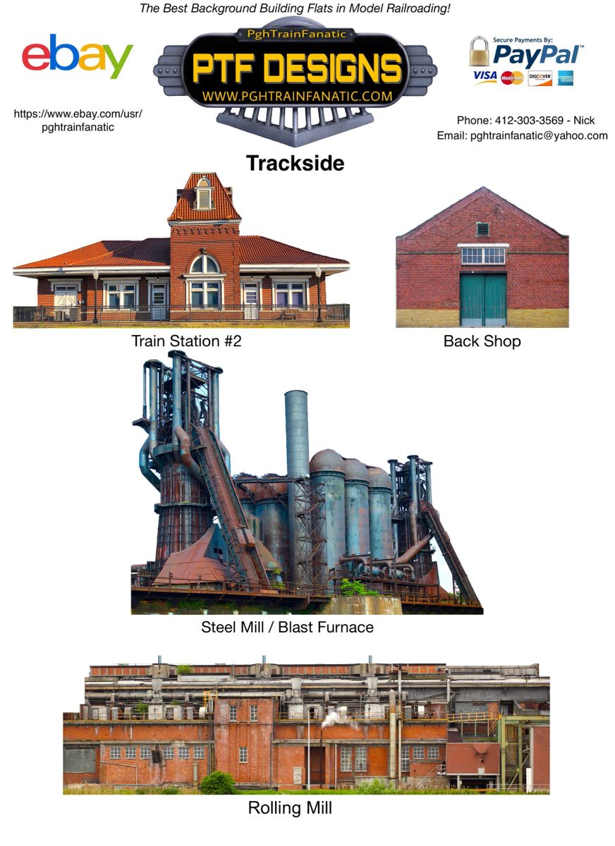 G Scale Trackside Flats