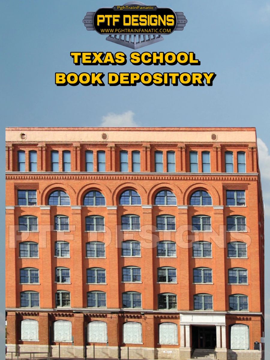 HO Scale Texas School Book Depository / JFK Assassination