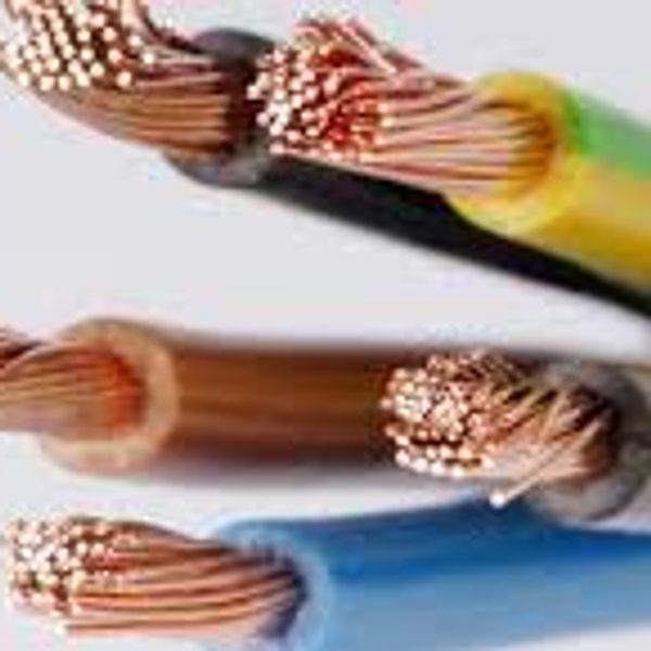 bundle of electrical copper wires