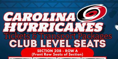 Carolina Hurricanes tickets club level seats flyer