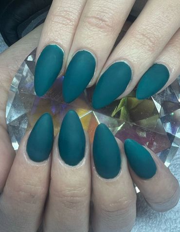 Perfect set of matt nails 