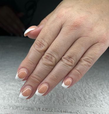 Beautiful french set of nails 