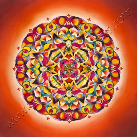 Freedom - Sacral Chakra Mandala