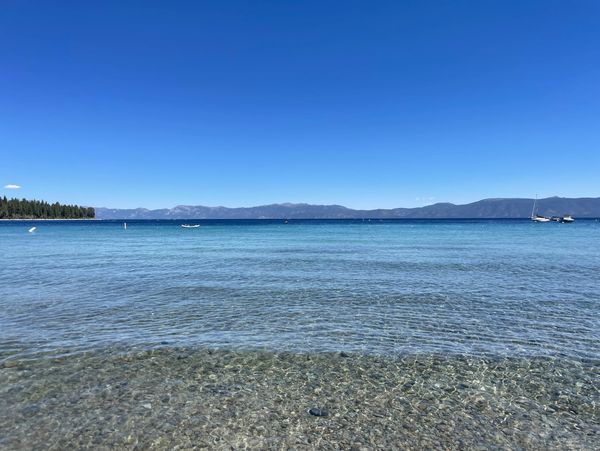 California alpine lakeshore