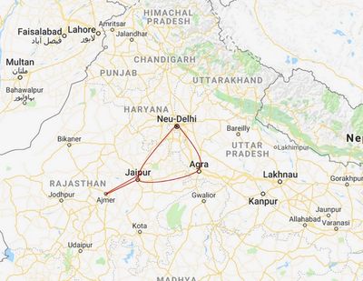 Delhi - Agra - Jaipur - Pushkar - Delhi