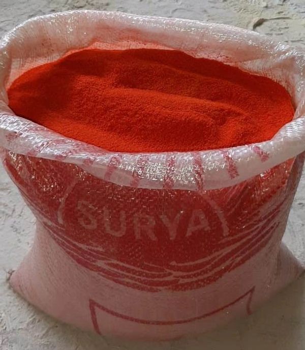 Red Colour Rangoli