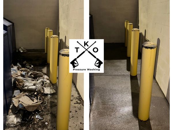 Dumpster Pad Cleaning 