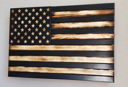 concealment flag hidden gun storage; American flag gun case; gun shelf