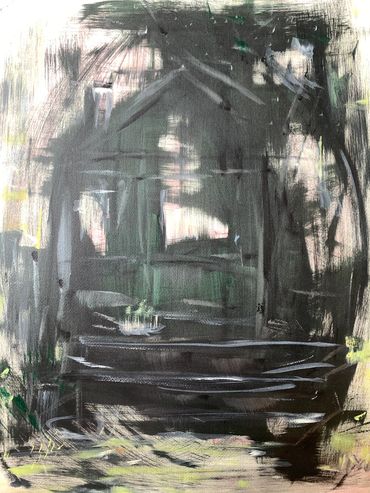 Cabin in the Woods
20" x 24"

Acrylic on paper
