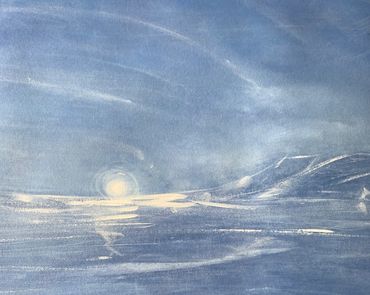 Plum Island Full Moon
14" x 18"

Acrylic on paper
