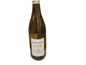 Bottle of Sancerre white wine.