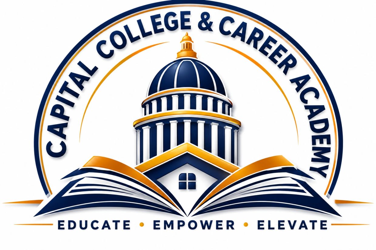 Logo of Capital College &amp; Career Academy.