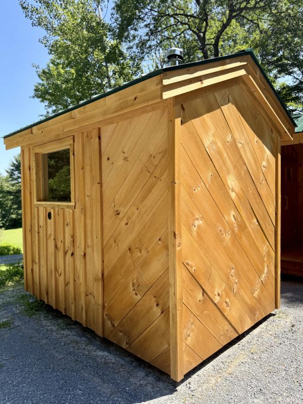 Vermont sauna built with locally sourced materials