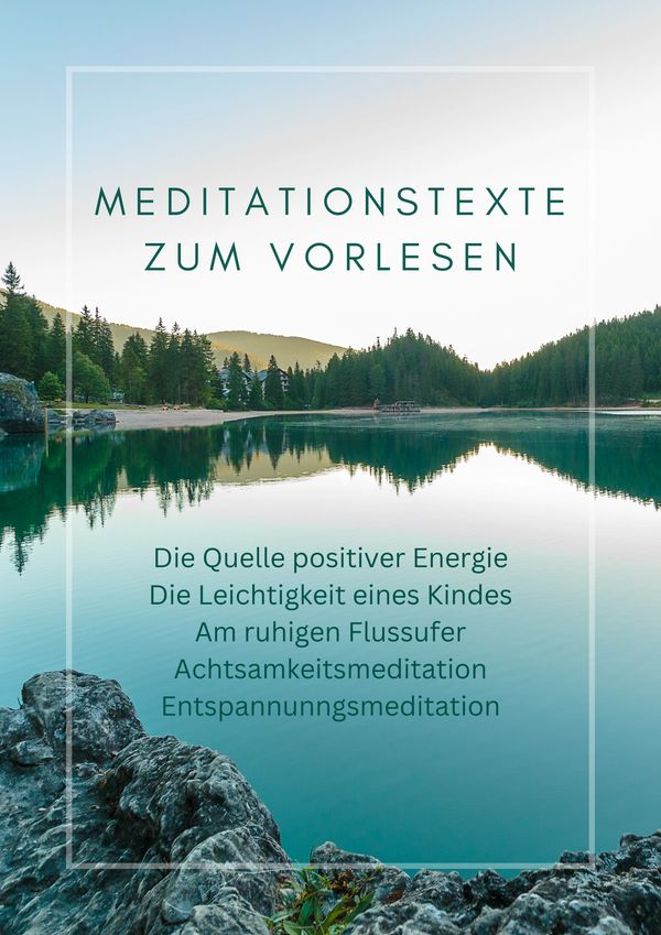 Cover Meditationstexte zum Vorlesen PDF Download von Jettes Atelier