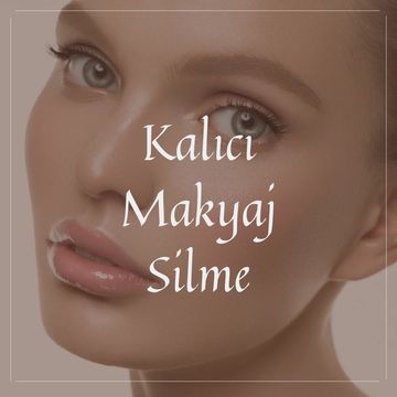 kalıcı makyaj sonrası temizlenmiş bir yüz