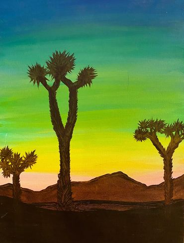 Acrylic Painting on Canvas, 12"x18"