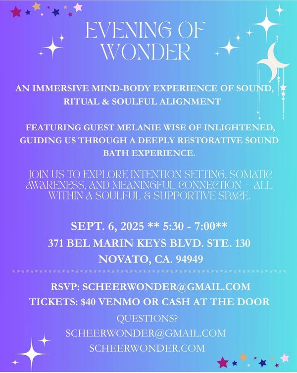 Evening of Wonder - Sat. Sept 6 - 5:30PM