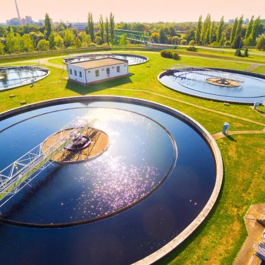 Water treatment processes supported by industrial chemical solutions