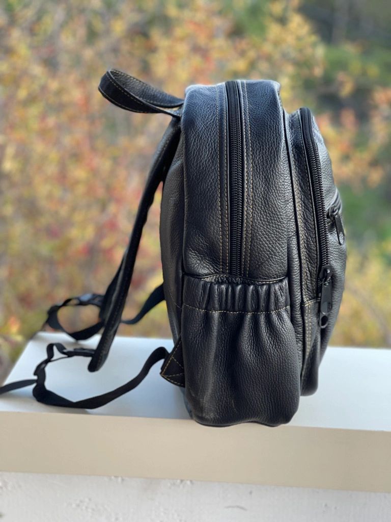 Bree leather backpack