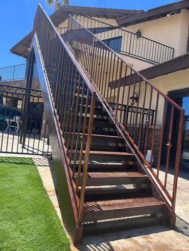 Stairs with handrail.  Henderson, Boulder City, North Las Vegas, Las Vegas