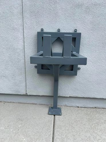 Custom designed and fabricated wrought iron hose reel/holder
Henderson, Las Vegas, Lake Las Vegas