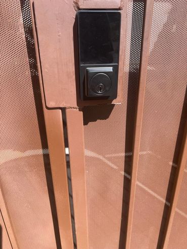 Front enclosure with perforated screen and an electric lock with 2 codes
Henderson
Las Vegas
Boulder