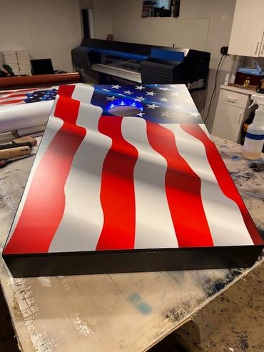 USA Custom Cornhole Board