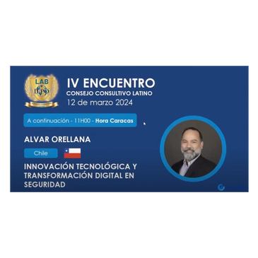 IV Encuentro Consejo Consultivo Latino de Seguridad, participacion de Alvar Orellana
