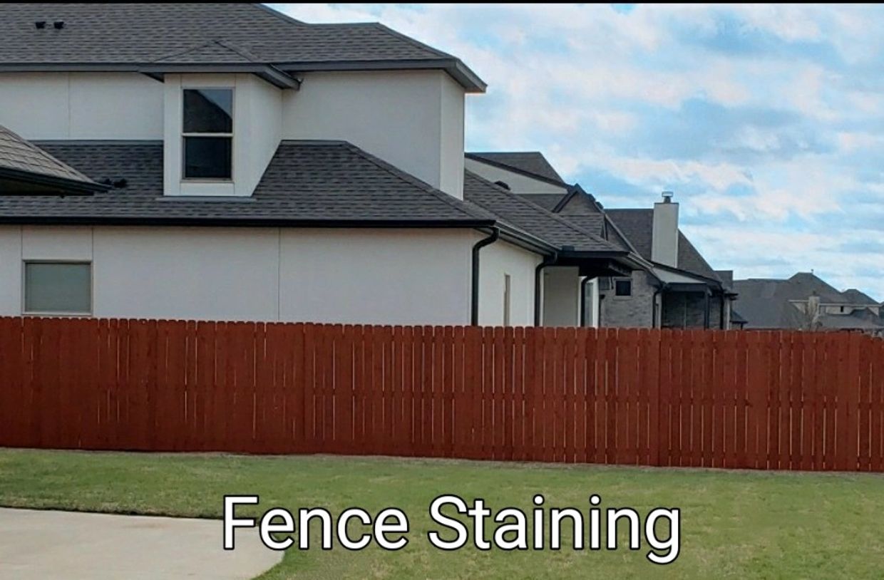 Fence staining Painting Services, Interior Homes, Exterior Houses, Kitchen Cabinets, Deck Staining