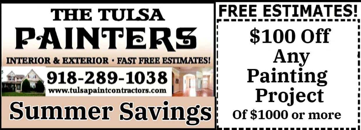 ​THE TULSA PAINTERS OFFER AFFORDABLE INTERIOR PAINTING & EXTERIOR HOUSE PAINTING. Deck Staining, OK.