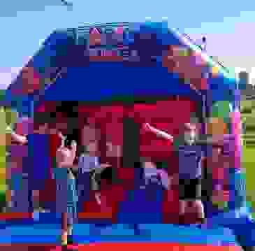 bouncy castle 
castle 
childrens parties 