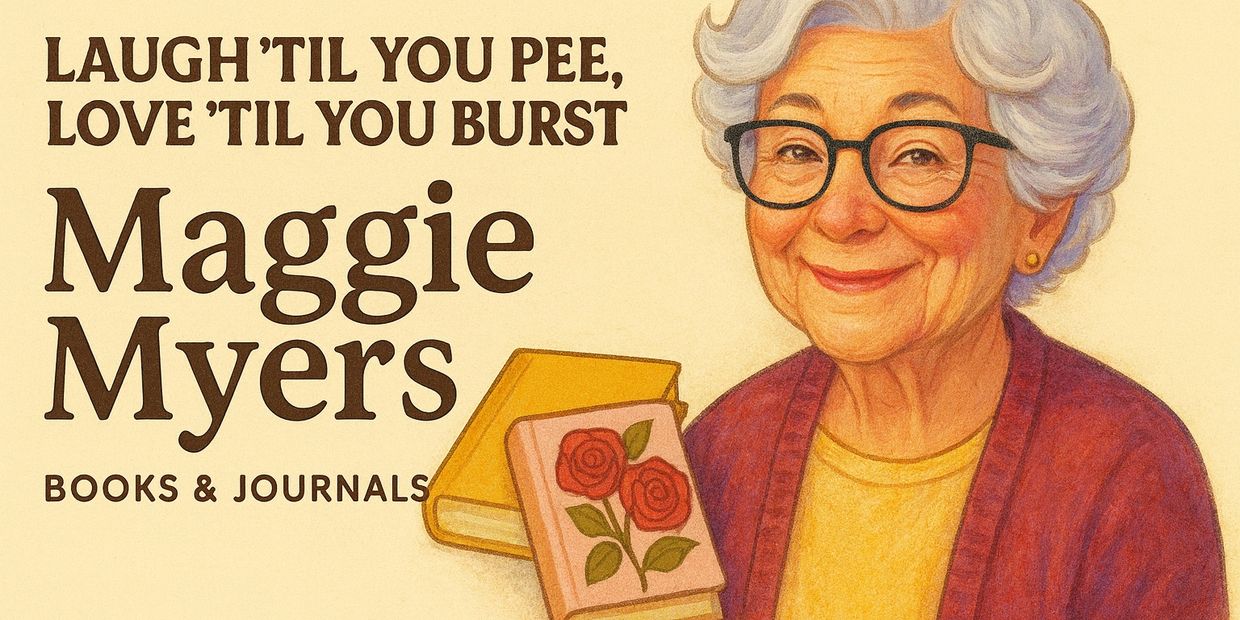 old maggie cartoon laught til yuou pee books and journal pic
