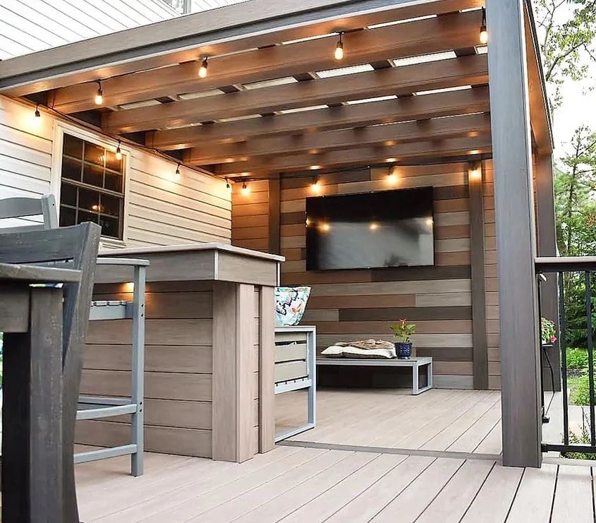 Using PVC Deck Boards as Wall Cladding