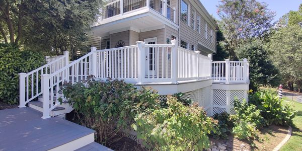 Composite Deck at Gatling Point in Smithfield, VA