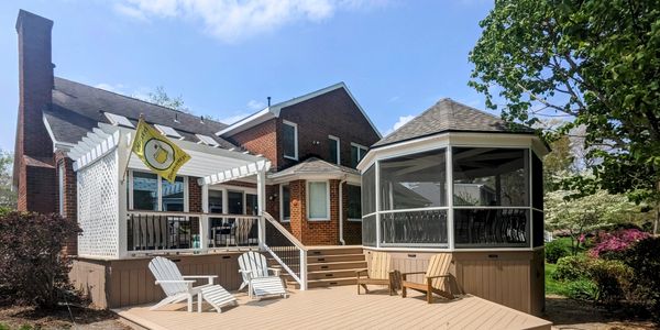 PVC Deck, Pergola and Gazebo at Cypress Point in Virginia Beach