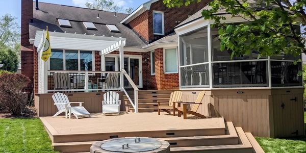 PVC Deck, Pergola and Gazebo at Cypress Point in Virginia Beach