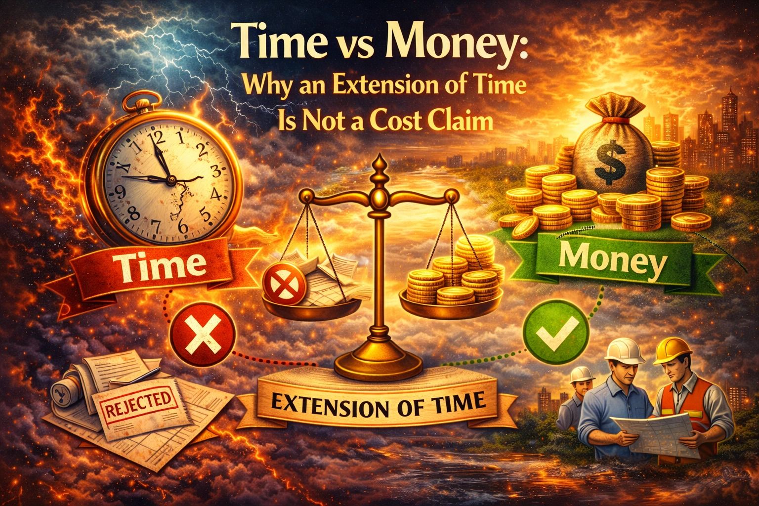 Time vs Money: Why an Extension of Time Is Not a Cost Claim