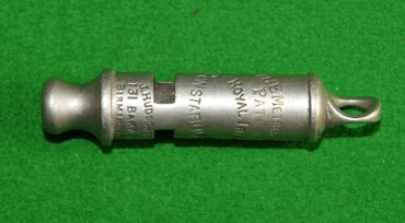 Royal Irish Constabulary Whistle c1885
Nice Early Whistle:
The Metropolitan Patent
Royal Irish Const
