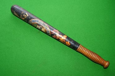 Victorian Blackburn Police Truncheon
A very rare Victorian Blackburn borough police truncheon dated 