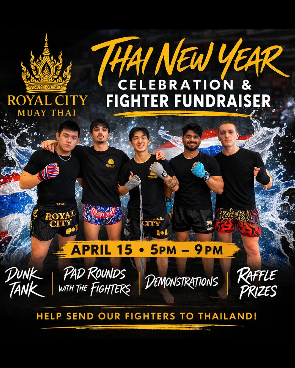 Thai New Year Celebration & Fighter Fundraiser
