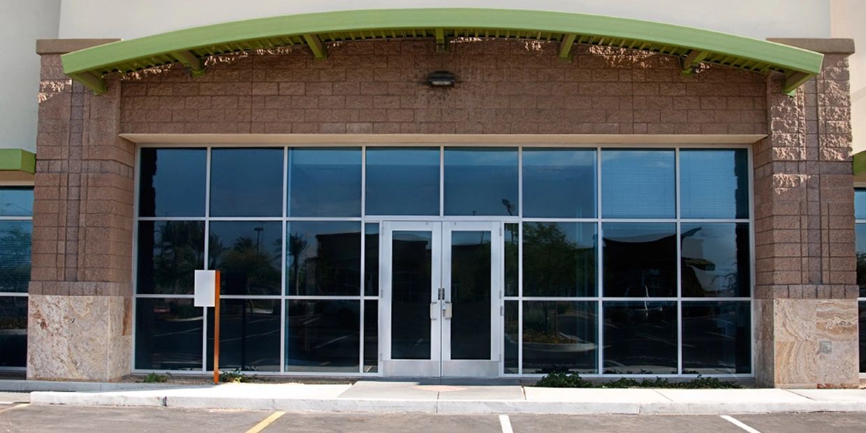 Commercial Store Front from ABC Glass Co. Phoenix, Arizona.