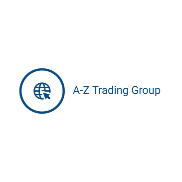 Logo of A-Z Trading Group with a blue circular emblem and text.