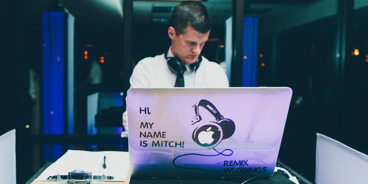 Asheville wedding DJ Mitch Fortune