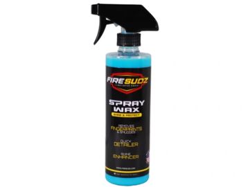 FireSudz Spray Wax for fire apparatus shine.